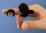 #6A Modified Safety Pin Splint to extend PIP joint. Dynamic Spring. Positional strap pad